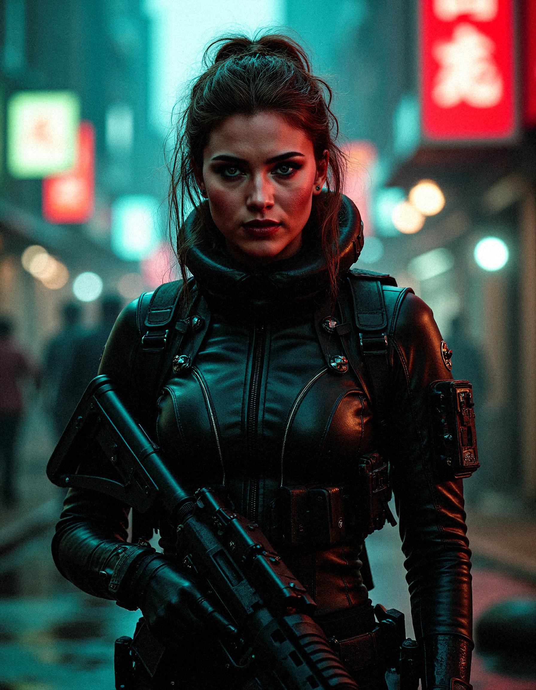 Cyberpunk Warrior example 1